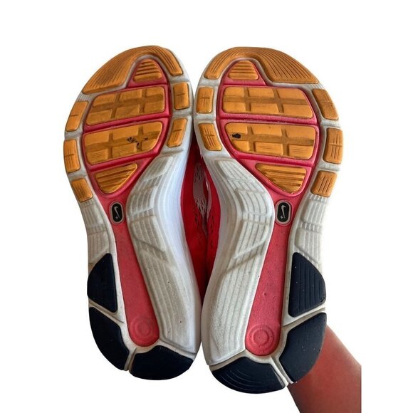NIKE Lunarglide 5 Orange Pink Running Shoes Size 6.5 Low Top - Picture 7 of 7